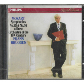 Mozart, Brüggen CD Symphonies No. 28 & No. 36 "Linz" / 4321772 Sigillato Mozart, Brüggen CD Symphonies No. 28 & No. 36 "Linz" / 4321772 Sigillato
