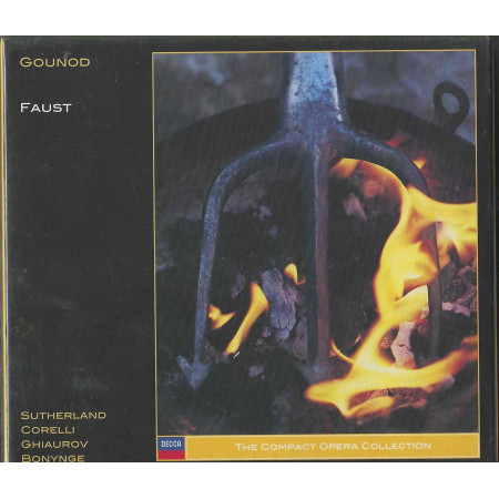 Gounod, Sutherland, Corelli, Ghiaurov, Bonynge CD Faust / 4705632 Sigillato