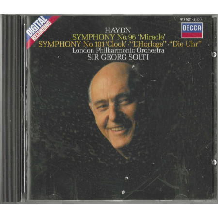 Haydn, Solti CD Symphony N. 96 & 101 / Decca – 4175212 Sigillato