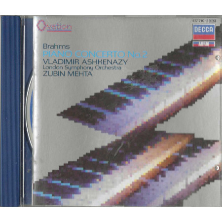 Brahms, Ashkenazy, Mehta  CD Piano Concerto N. 2 / Decca – 4177102 Sigillato