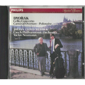 Dvořák, Webber, Neumann  CD Cello Concerto / Philips – 4223872 Sigillato Dvořák, Webber, Neumann  CD Cello Concerto / Philips – 4223872 Sigillato