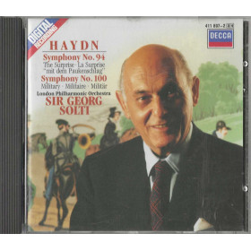 Haydn ,Solti  CD Symphony No. 94 &100 / London – 4118972 Nuovo Haydn ,Solti  CD Symphony No. 94 &100 / London – 4118972 Nuovo