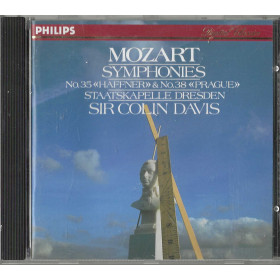 Mozart, Dresden, Davis CD Symphonies N. 35 Haffner & N. 38 Prague / Nuovo Mozart, Dresden, Davis CD Symphonies N. 35 Haffner & N. 38 Prague / Nuovo