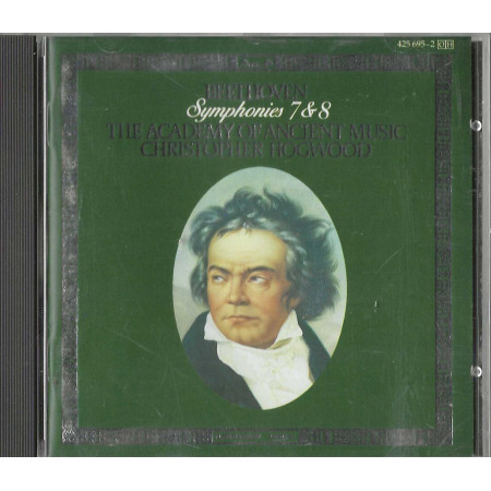 Beethoven, Academy Of Ancient, Hogwood  CD Symphonies 7 & 8 /  4256952 Nuovo