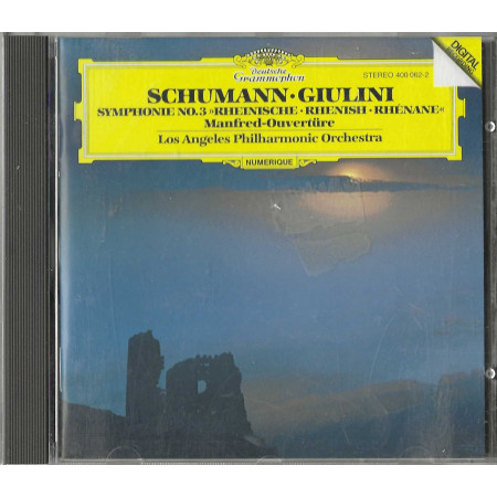 Schumann, Giulini  CD Symphonie N .3  and  Manfred Ouverture /  Nuovo