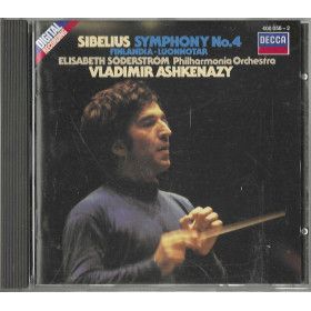 Sibelius, Soderstrom, Ashkenazy  CD Symphony No. 4 - Finlandia  / Nuovo Sibelius, Soderstrom, Ashkenazy  CD Symphony No. 4 - Finlandia  / Nuovo