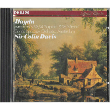 Haydn, Davis CD Symphonies Surprise  93 - 94 & Miracle 96 / 4128712 Nuovo