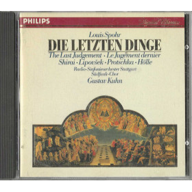 Spohr, Kuhn CD Die Letzten Dinge / Philips Digital Classics – 4169272 Nuovo Spohr, Kuhn CD Die Letzten Dinge / Philips Digital Classics – 4169272 Nuovo