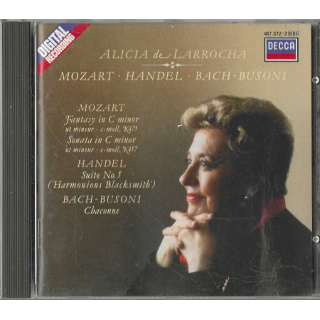 Mozart, Händel, Bach, Busoni CD Fantasy/Sonata - Suite No. 5 / 4173722 Nuovo