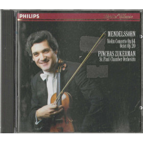 Mendelssohn, Zukerman CD Violin Concerto Op. 64, Octet Op. 20 / 4122122 Nuovo Mendelssohn, Zukerman CD Violin Concerto Op. 64, Octet Op. 20 / 4122122 Nuovo