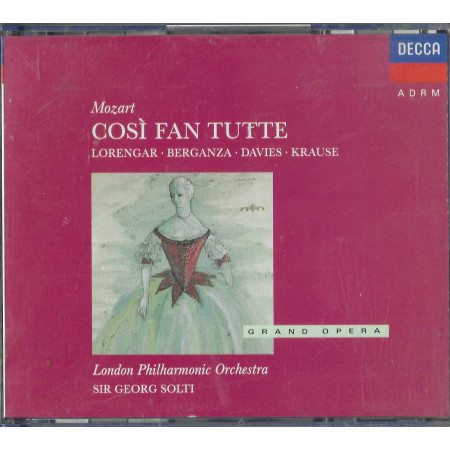 Mozart, Lorengar, Berganza, Davies, Krause, Solti CD Così Fan Tutte / Nuovo