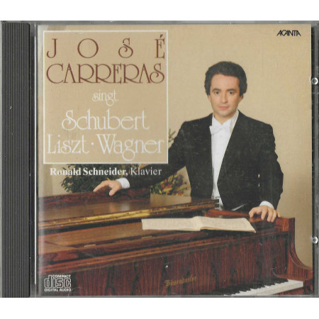 Carreras, Schneider CD Singt Schubert, Liszt, Wagner / Acanta – 23578 Nuovo