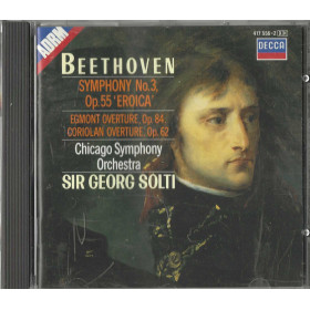 Beethoven, Solti CD Symphonie N. 3 / Decca – 4175562 Nuovo Beethoven, Solti CD Symphonie N. 3 / Decca – 4175562 Nuovo