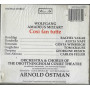 Mozart, Östman CD Così Fan Tutte / L'Oiseau-Lyre – 4143162 Sigillato