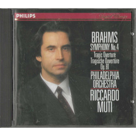 Brahms, Muti  CD Symphony N. 4, Tragic Overture / Philips – 4223372 Nuovo Brahms, Muti  CD Symphony N. 4, Tragic Overture / Philips – 4223372 Nuovo