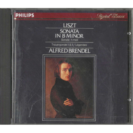 Liszt, Brendel  CD Sonata In B Minor, Trauergondel I & II, Légendes  / Nuovo