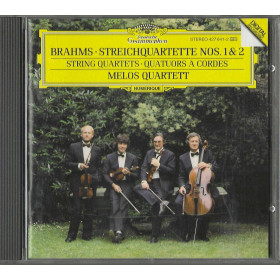 Brahms, Quartett CD Streichquartette Nos. 1 & 2 / Deutsche – 4276412 Nuovo Brahms, Quartett CD Streichquartette Nos. 1 & 2 / Deutsche – 4276412 Nuovo