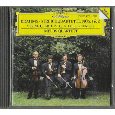 Brahms, Quartett CD Streichquartette Nos. 1 & 2 / Deutsche – 4276412 Nuovo