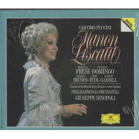 Puccini, Freni, Domingo, Sinopoli CD Manon Lescaut / 4138932 Sigillato Puccini, Freni, Domingo, Sinopoli CD Manon Lescaut / 4138932 Sigillato