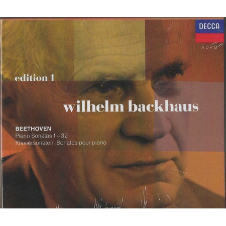 Beethoven, Backhaus CD Piano Sonatas / Decca – 4338822 Sigillato