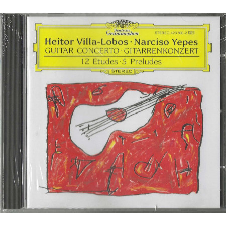 Villa, Lobos, Yepes CD Guitar Concerto / Deutsche – 4237002 Sigillato