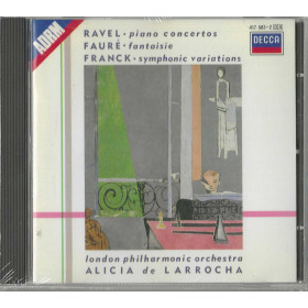 Ravel, Fauré, Franck, De Larrocha  CD Piano Concertos / 4175832 Sigillato Ravel, Fauré, Franck, De Larrocha  CD Piano Concertos / 4175832 Sigillato