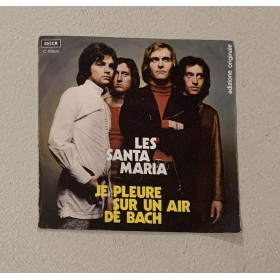 Les Santa Maria Vinile 7" 45 giri Je Pleure Sur Un Air De Bach / C16668 Nuovo