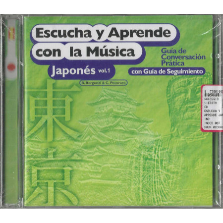 Various CD Escucha y Aprende con la Musica "Japones" Vol.1 / INC - 007 Sigillato