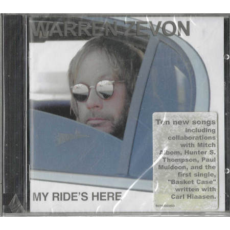 Warren Zevon CD My Ride's Here / Artemis Records – 5078382 Sigillato