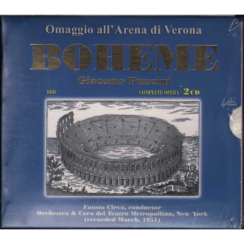 Giacomo Puccini Doppio  CD Boheme Nuovo Sigillato 8028980178023