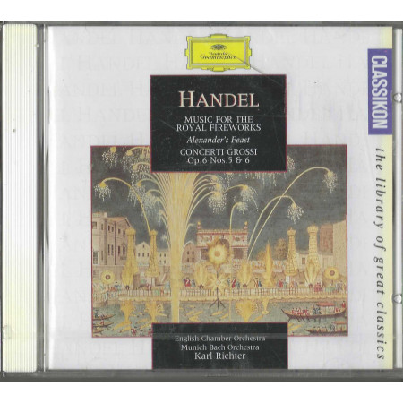 Handel, Richter CD Music For The Royal Fireworks /  4394082 Sigillato