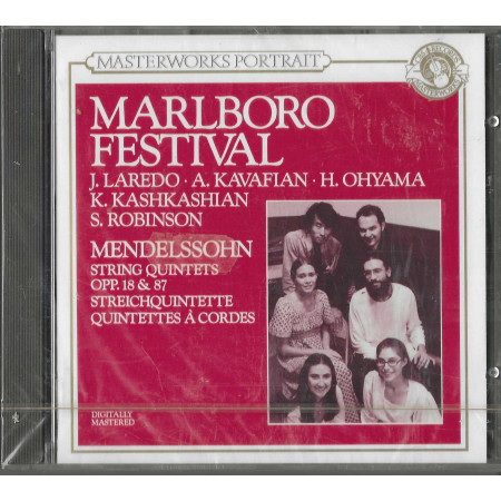 Laredo, Mendelssohn CD Marlboro Festival, String Quintets Op.18, 87 / Sigillato