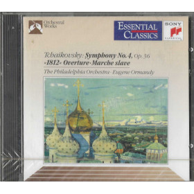 Tchaikovsky, Ormandy CD Symphony No. 4, 1812 Overture / Sony Classical – SBK 46334 Sigillato Tchaikovsky, Ormandy CD Symphony No. 4, 1812 Overture / Sony Classical – SBK 46334 Sigillato