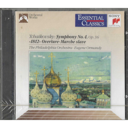 Tchaikovsky, Ormandy CD Symphony No. 4, 1812 Overture / Sony Classical – SBK 46334 Sigillato