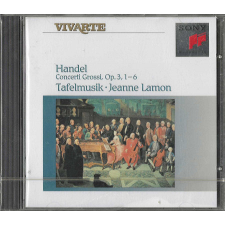Handel, Tafelmusik, Lamon CD Concerti Grossi, Op. 3,1,6 / SK 52 553 Sigillato