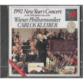 Carlos Kleiber CD 1992 New Year’s Concert In The 150th Jubilee / SK 48376 Sigillato Carlos Kleiber CD 1992 New Year’s Concert In The 150th Jubilee / SK 48376 Sigillato