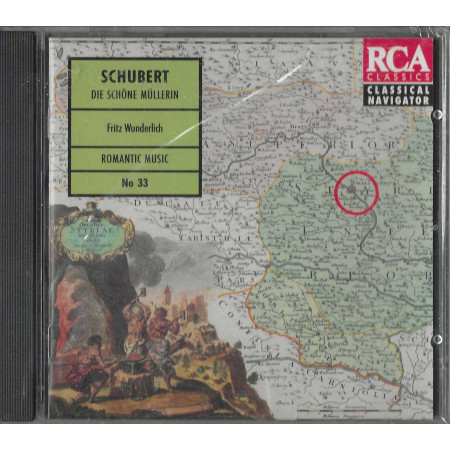 Schubert, Wunderlich CD Die Schöne Müllerin / RCA –74321292412 Sigillato