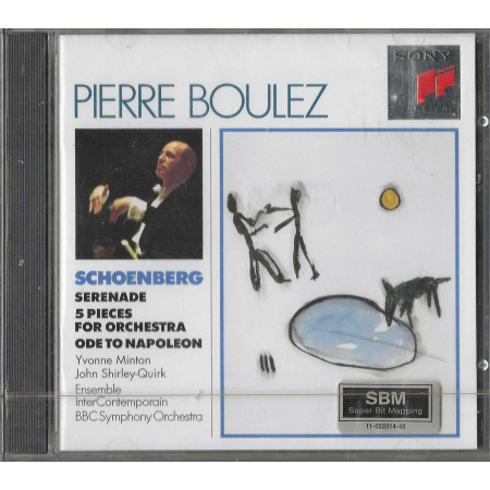 Schoenberg, Boulez, Minton, Quirk CD Ode To Napoleon / SMK 48463 Sigillato