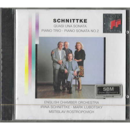 Alfred Schnittke CD Quasi Una Sonata, Piano Trio, Piano Sonata No.2 / SK 53271 Sigillato