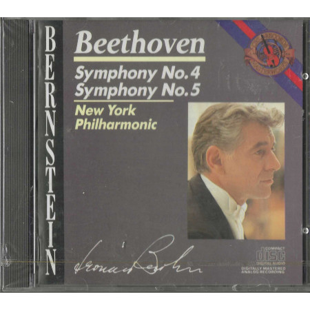 Beethoven, Bernstein CD Symphony No.4, No.5 / CBS – MK 42221 Sigillato