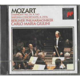 Giulini, Mozart CD Symphony No. 39, Sinfonia Concertante, K. 297b / Sigillato Giulini, Mozart CD Symphony No. 39, Sinfonia Concertante, K. 297b / Sigillato