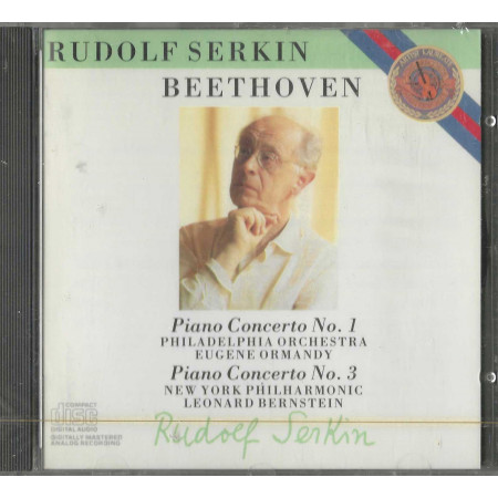 Rudolf Serkin, Beethoven CD Concerto Nos. 1, 3 / CBS – MK 42259 Sigillato