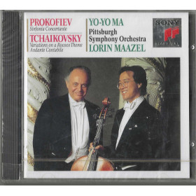 Prokofiev, Tchaikovsky, Yo-Yo Ma, Maazel CD Sinfonia Concertante / Sigillato Prokofiev, Tchaikovsky, Yo-Yo Ma, Maazel CD Sinfonia Concertante / Sigillato