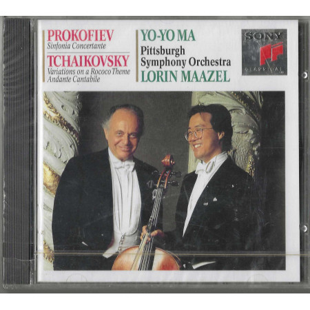 Prokofiev, Tchaikovsky, Yo-Yo Ma, Maazel CD Sinfonia Concertante / Sigillato