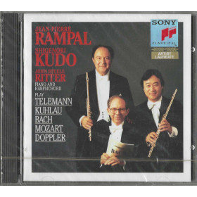 Rampal, Kudo, Ritter CD Play Telemann, Kuhlau, Bach, Mozart, Doppler / Sigillato Rampal, Kudo, Ritter CD Play Telemann, Kuhlau, Bach, Mozart, Doppler / Sigillato