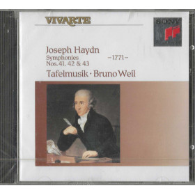 Haydn, Tafelmusik, Weil CD Symphonies Nos. 41, 42, 43 / SK 48370 Sigillato Haydn, Tafelmusik, Weil CD Symphonies Nos. 41, 42, 43 / SK 48370 Sigillato