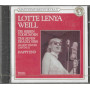 Lotte Lenya, Weill CD Die Sieben Todsünden / CBS – MPK 45886 Sigillato