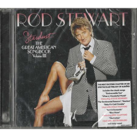 Rod Stewart CD Stardust The Great American Songbook Vol. III /Sigillato