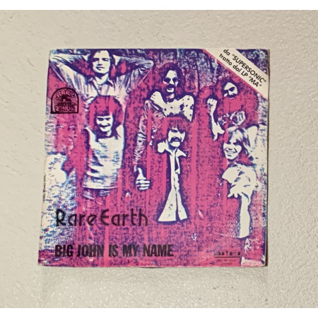 Rare Earth Vinile 7" 45 giri Hum Along And Dance / Big John Is My Name / Nuovo