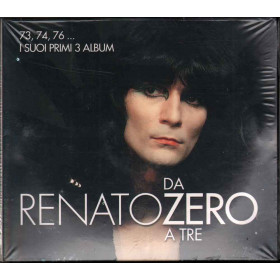 Renato Zero Box 3 CD Da Zero A Tre / RCA 88697978792 Sigillato Renato Zero TRIPLO  CD Da Zero A Tre Nuovo Sigillato 0886979787926